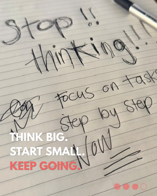 Think Big. Start Small. Keep Going.