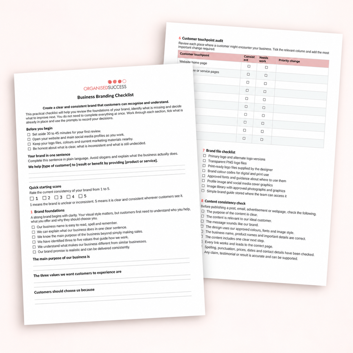 Business Branding Checklist